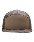 Printed Seven-Panel Trucker Cap