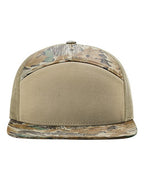 Printed Seven-Panel Trucker Cap